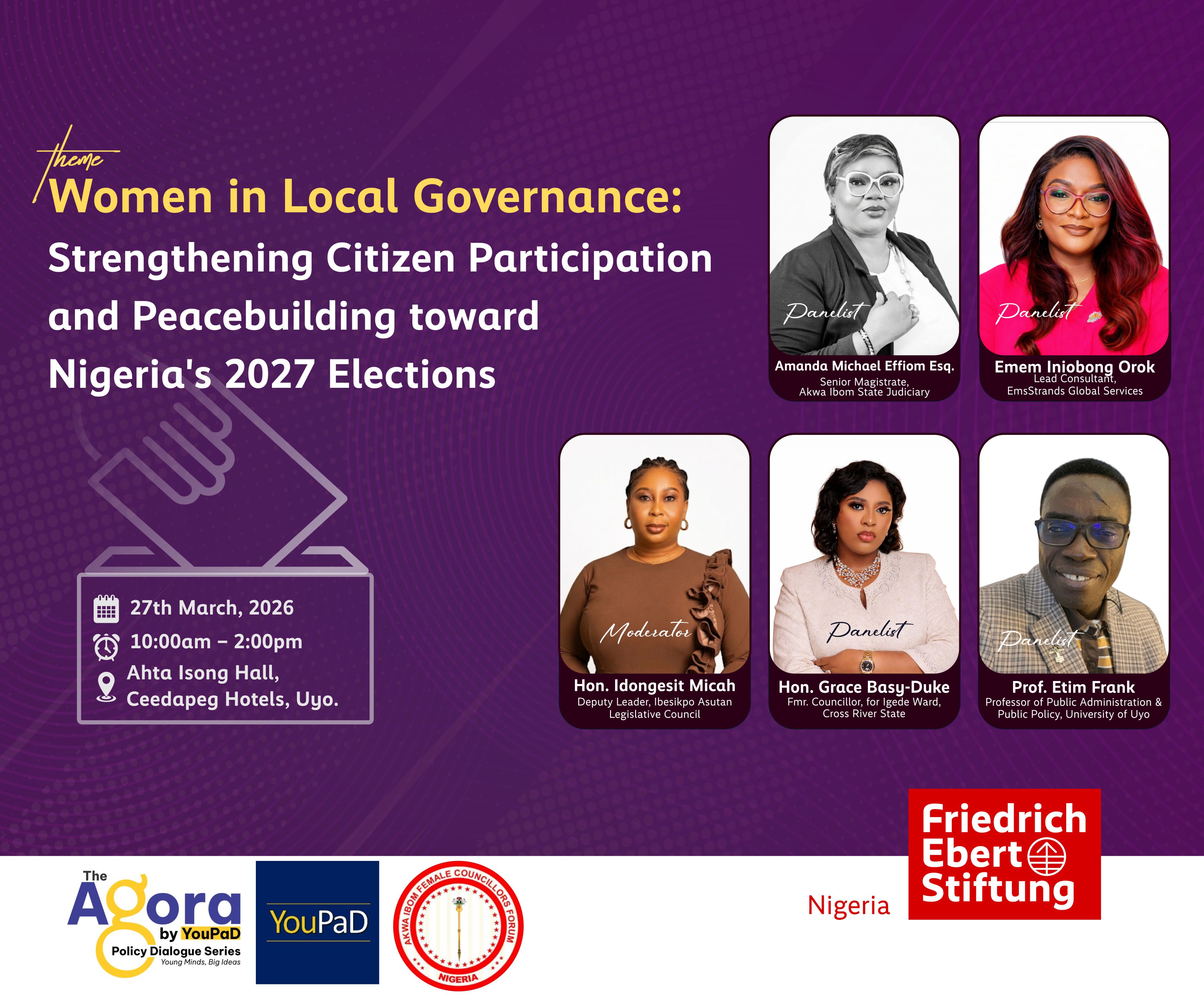 The Role of Women in Nigerian Local Governance for Peaceful 2027 Elections